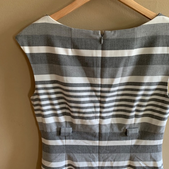 Calvin Klein Gray Striped Dress - Picture 6 of 8